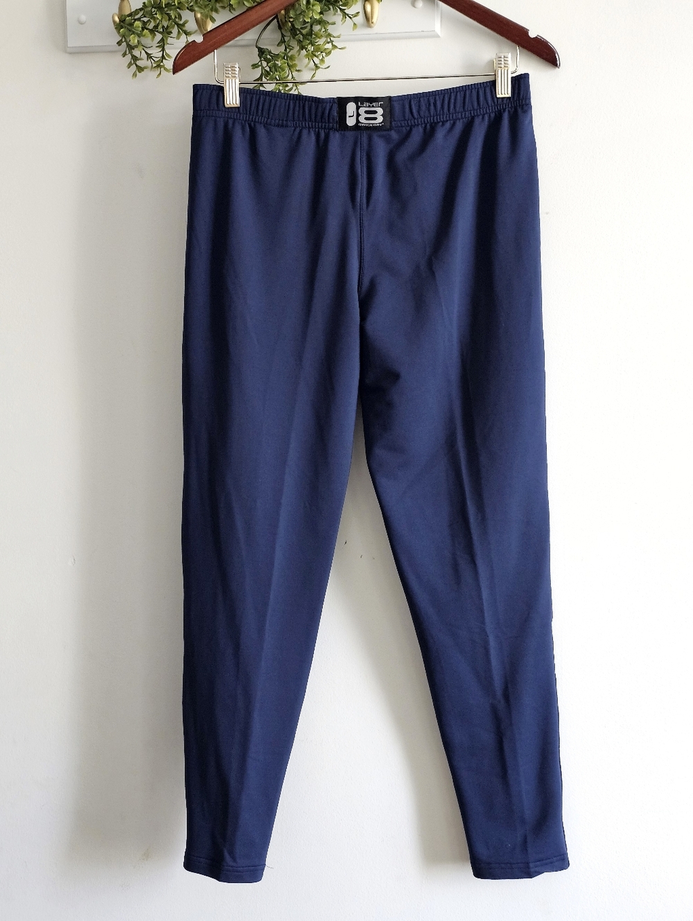 NWT Vintage Layer 8 Men’s Qwick-Dry Compression Pants Leggings Navy L 36-38